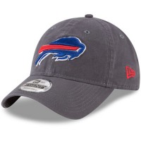 Men's Buffalo Bills New Era Graphite Core Classic 9TWENTY Adjustable Hat 3066319